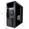 LC-7041B-ON CASE BLACK ATX LC-POWER